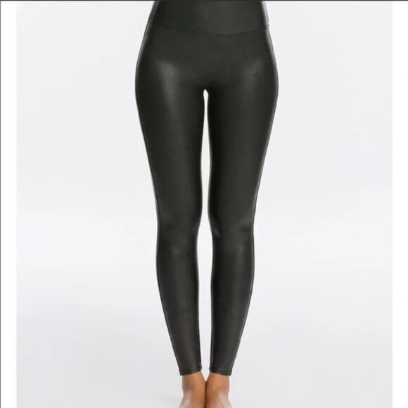 SPANX Faux Leather Leggings - Picture 2 of 4